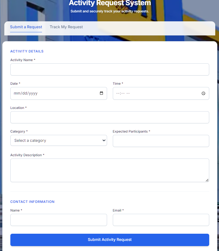 Activity Request System